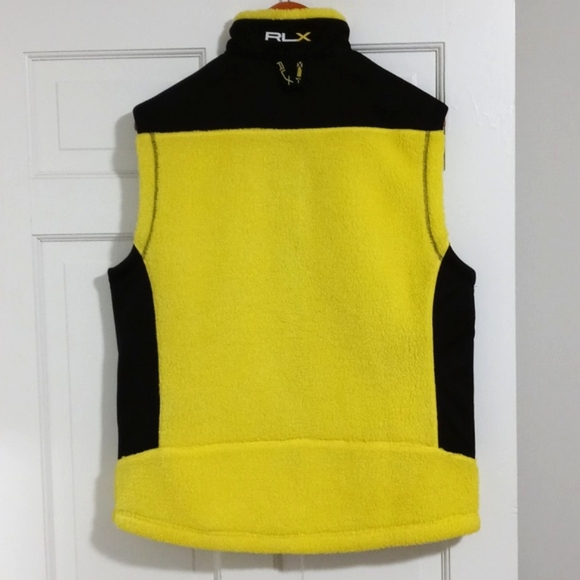 🖤RLX Ralph Lauren🖤 - Yellow/Black Fleece Performance Vest - Picture 3 of 15
